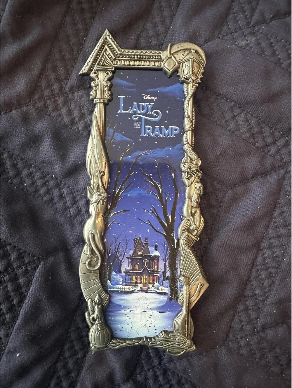 Disney Ben Harman lady and the tramp poster pin